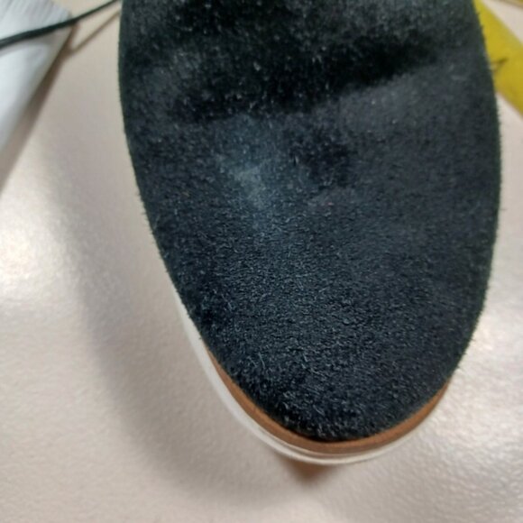 Cole Haan womens black suede sherpa lined chukka boots 8.5 C w04129 - Picture 2 of 8